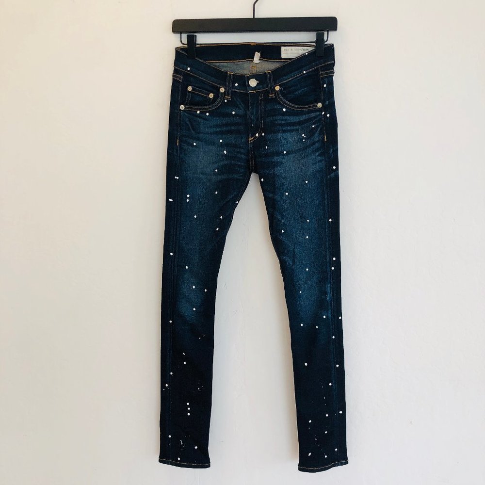 Rag & and Bone Paint Splatter Jean